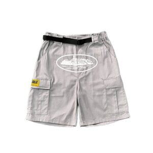 Corteiz Cargo Grey Shorts