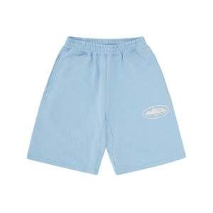 Corteiz Island Printed Blue Shorts