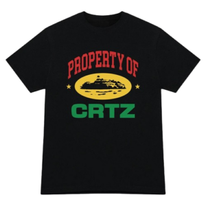 Corteiz Property Of Crtz Schwarz T Shirt
