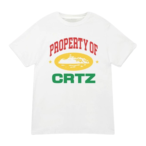 Corteiz-Property-Of-Crtz-Weis-T-Shirt Corteiz Property Of Crtz Weiß T Shirt