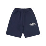 Corteiz Printed Shorts Navy Blue